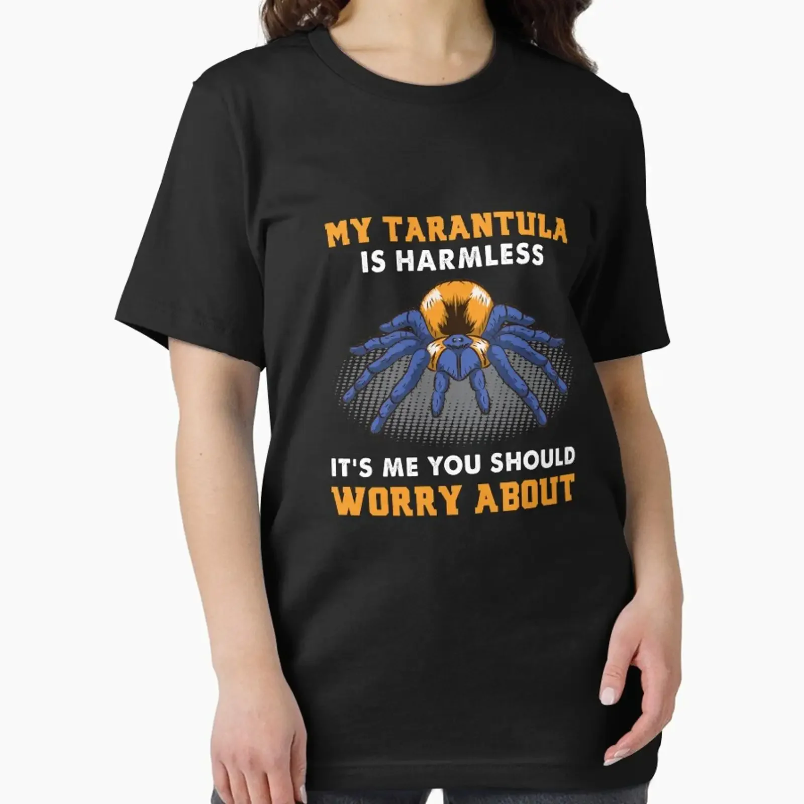 Funny Tarantula Owner I Exotic Spider designed and sold by TigerSoulDesign vintage Washed Soft Stretched Top For Everyday Wear