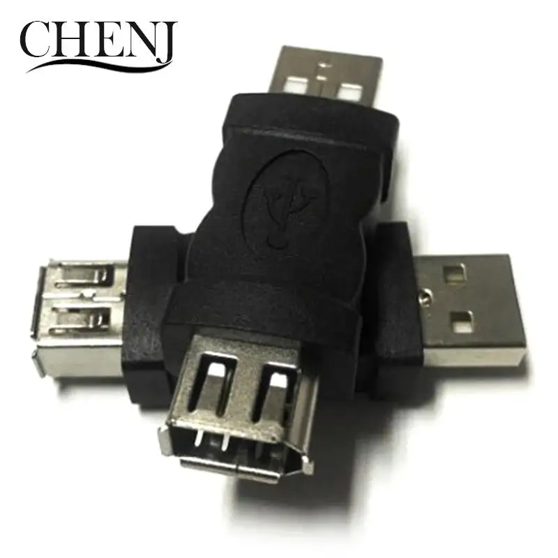 Firewire IEEE 1394 6 Pin Female To USB 2.0 Type A Male Adaptor Adapter Cameras Mobile Phones MP3 Player PDAs Black