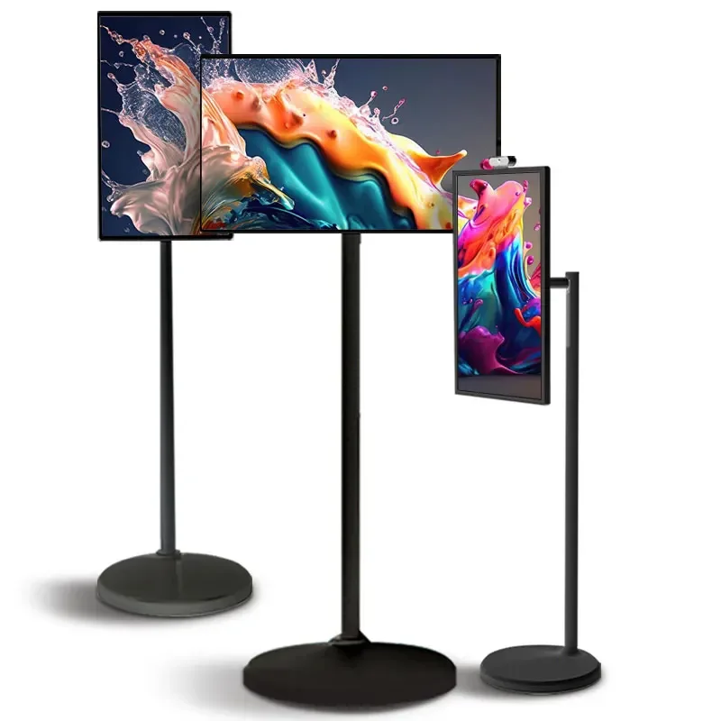 Android Video Display 32 inch  Counter Lcd Ultra Thin Free Standing Vertical Advertising Equipment Digital Signage  Touch Screen