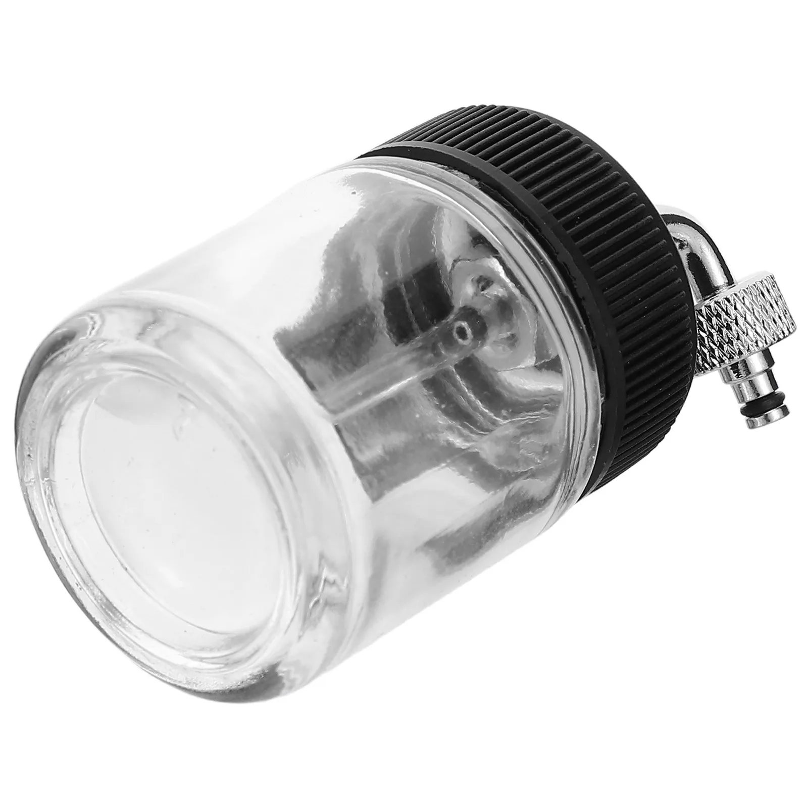 

Стеклянные бутылки для аэрографа 22Cc, крышка-адаптер для емкости с краской, подходит для большинства аэрографов с сифонной подачей, профессиональный многоразовый аксессуар для заправки краски