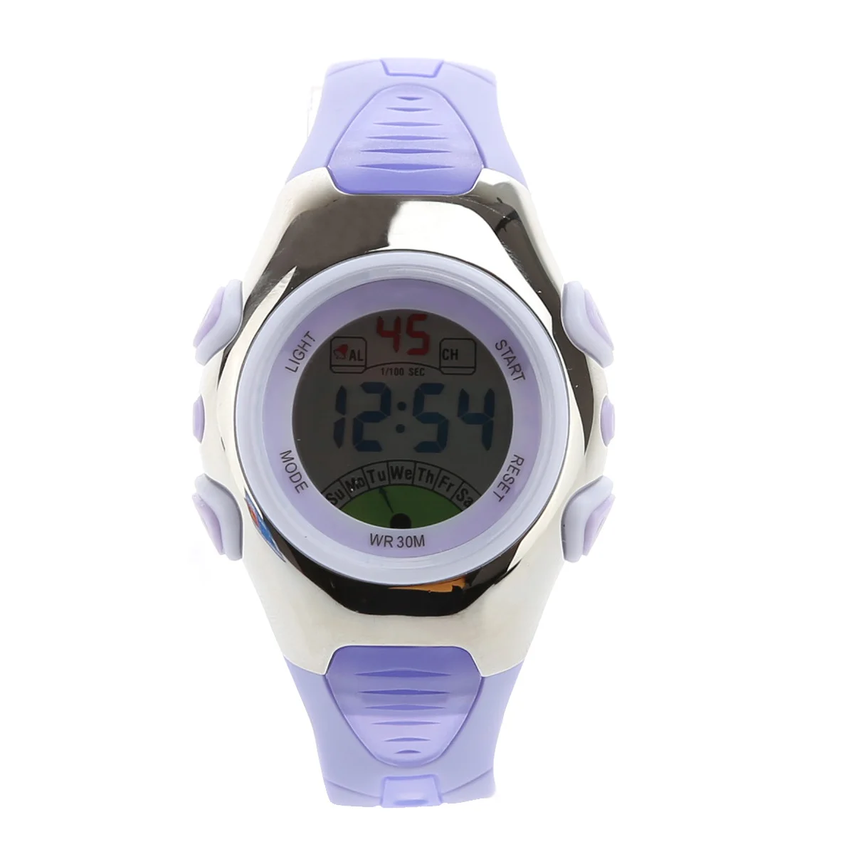 

-hour Format Watch LED Day Display Waterproof Sports Week Date