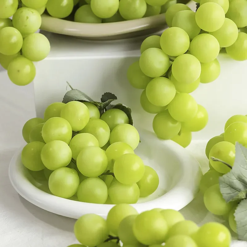 Artificial Fruit Grapes Simulation Grapes String Fake Fruits Model Home Garden Decorations Photography Props Wedding Party Decor