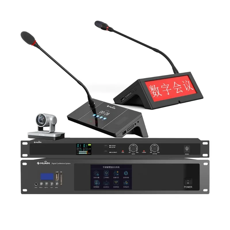

Detection Voting Check-In Function Conference System Electronic Desktop Gooseneck Conference Microphone