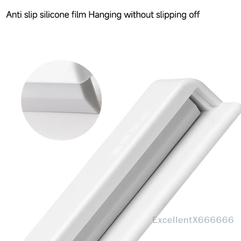 

Self Adhesive No Drilling Required Manual Squeezer Hanger Large Capacity Toothpaste Holder Wall Mounted Bathroom Storage Rack