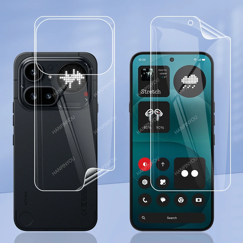 

For Nothing Phone 4a (4a) Pro 3a Lite 5G Clear / Matte Anti-Fingerprints Hydrogel Full Cover Soft Screen Protector Film