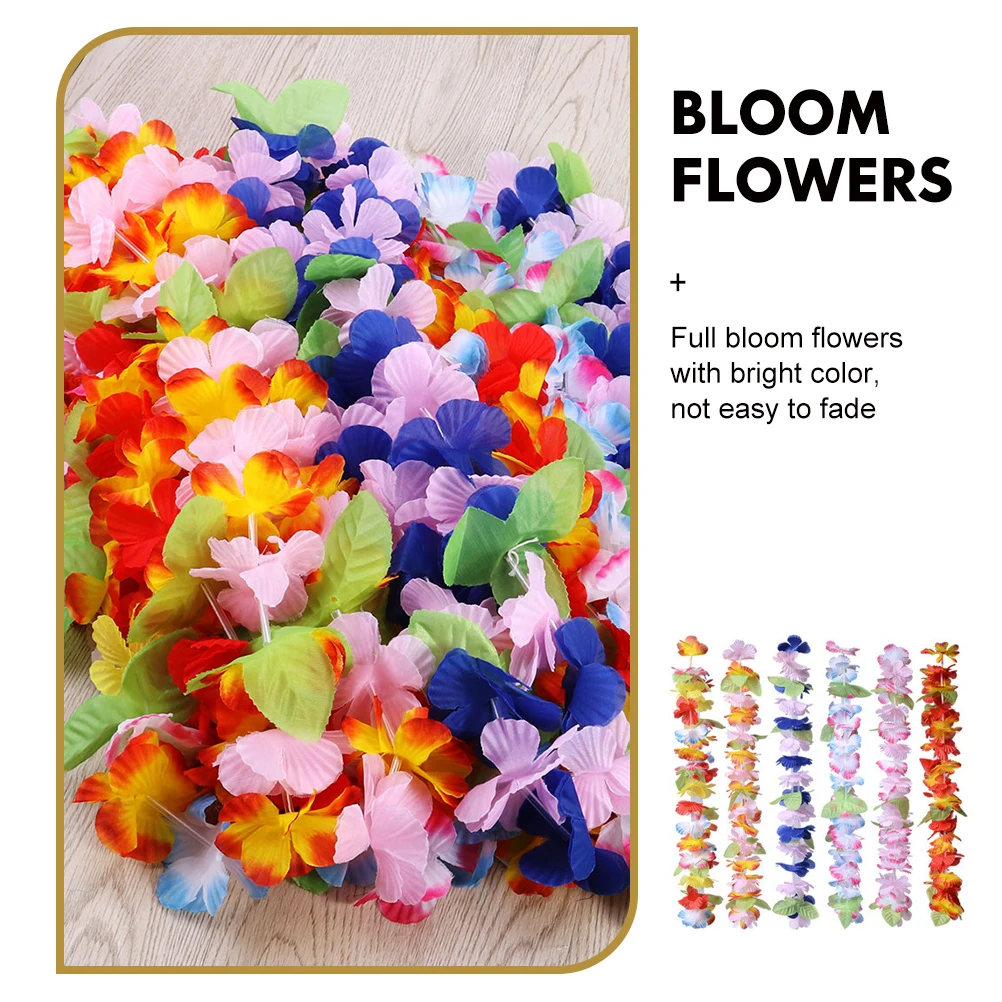 

18 Pcs Garland Combination Garlands Hawaiian Decoration Party Decorations Bikini Cloth Banquet Leis Favors