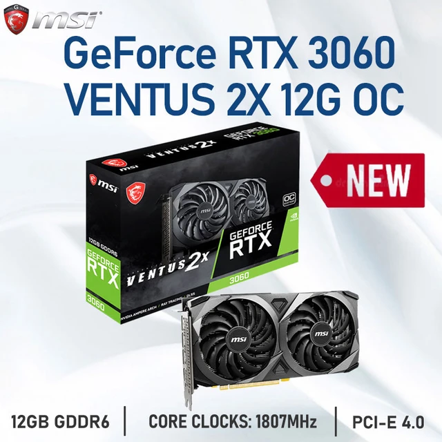 Msi Gaming X Trio Geforce Rtx 3060 Stores - Card Geforce Rtx 3060 Ventus 2x  12g Oc - Aliexpress