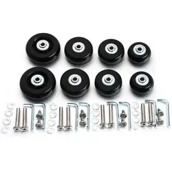 2/4x Travel Luggage Suitcase Wheels Replacement Suitcase Parts Axles Repair Kit Casters Repair Dia40mm/50mm/60mm