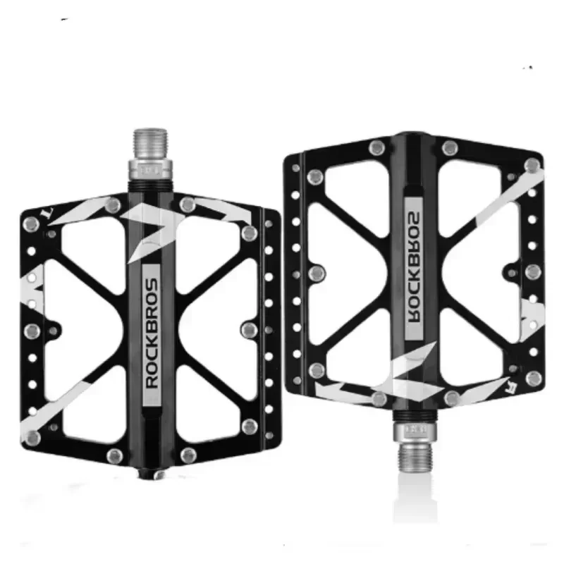 

ROCKBROS Mountain Bike Bicycle Pedals Cycling Ultralight Aluminium Alloy 4 Bearings MTB Pedals Bicicleta Bike Pedals Flat BMX
