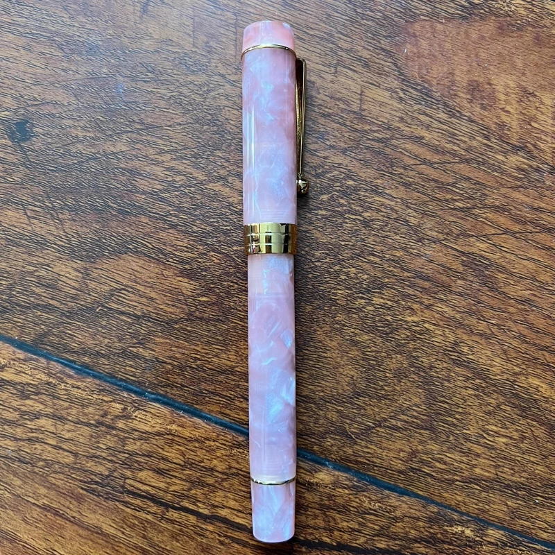 

Long Knife Acrylic Import Resin Fountain Pen EF/F/M Nib Converter Included Calligraphy Journaling Supplies Pen for Woman Gift