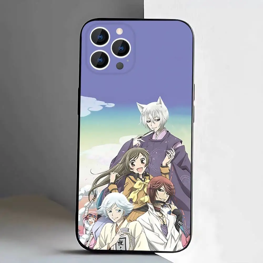 Custodia per telefono K-Kamisama Hajimemashita per iPhone 17,16,15,14,13,12,Pro,Max,Plus,E,SE4,Air,Mini scatola morbida nera