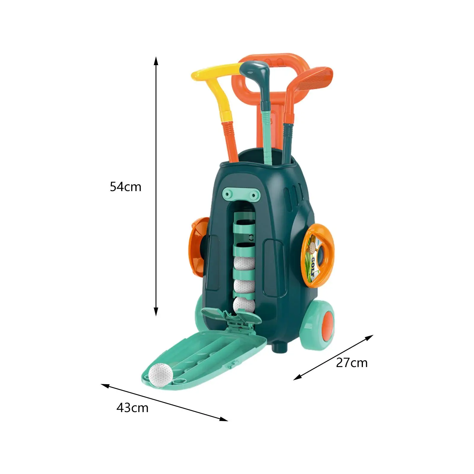 Set da Golf per bambini giocattoli sportivi per interni ed esterni regali di compleanno gioco di valigie da Golf per bambini