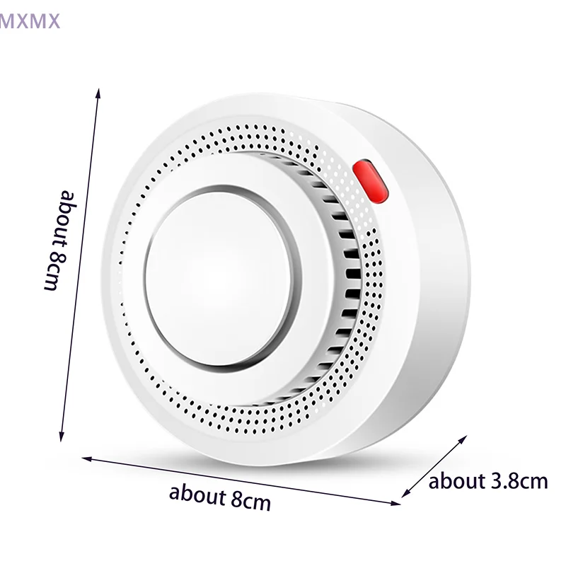 1Pc Rauchmelder Sensor Smart Feuer Alarm Monitor Sound Alert Home Security Arbeit