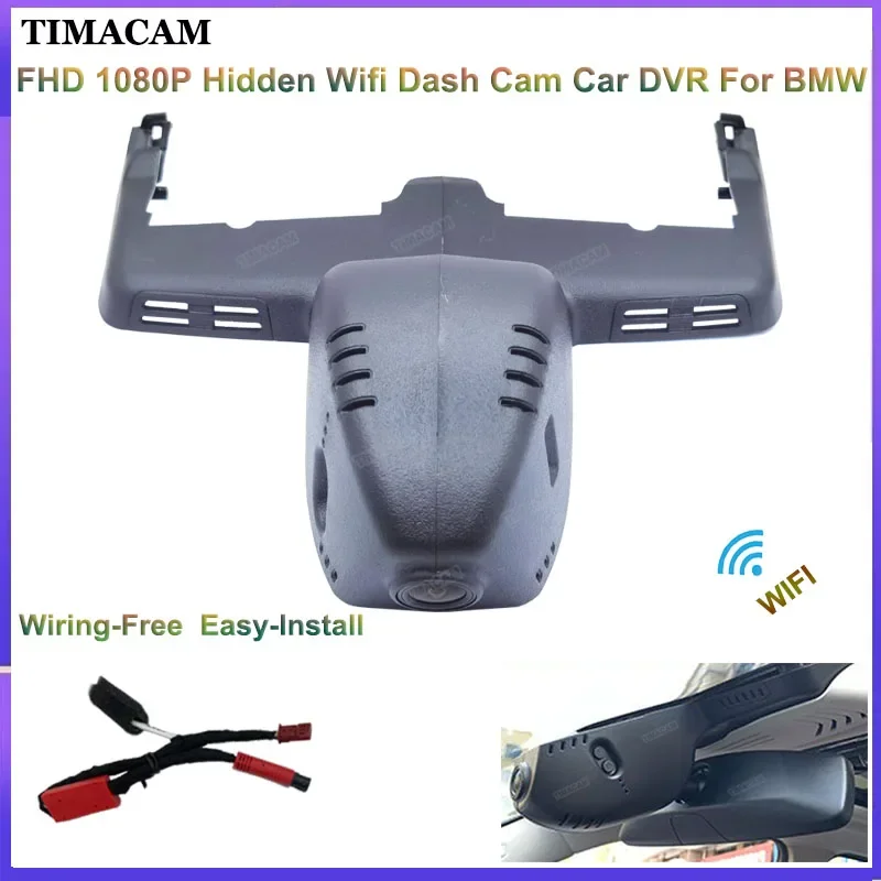 TIMACAM Plug and Play FHD 1080P Wifi Car DVR For BMW X6 G06 m50i m50d 40i 40d M F86 2020 2021 2022 2023 2024 2025 Dash Cam