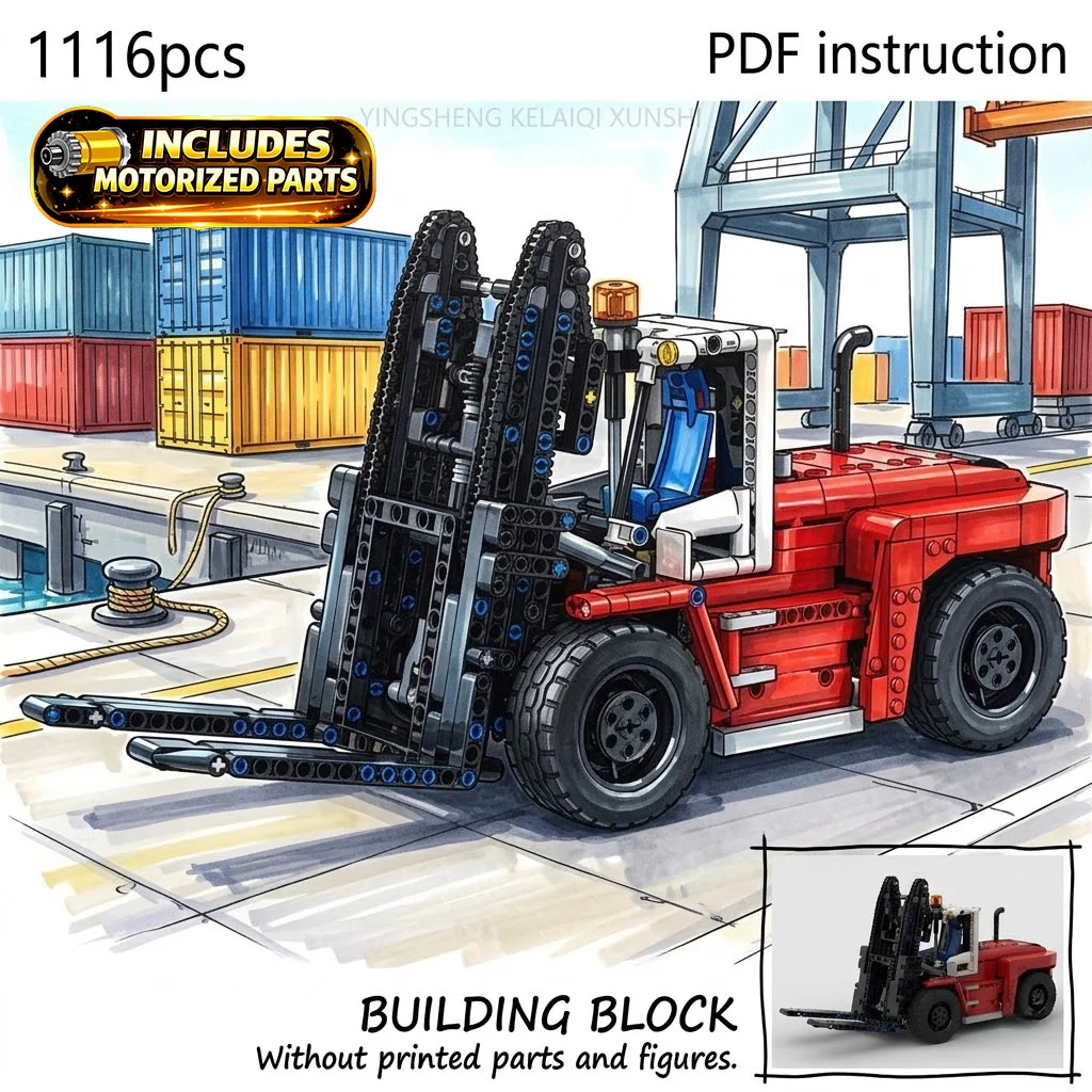 

Набор для сборки модели строительного погрузчика, конструктор, подарок на день рождения для строителя, игрушка из строительных блоков