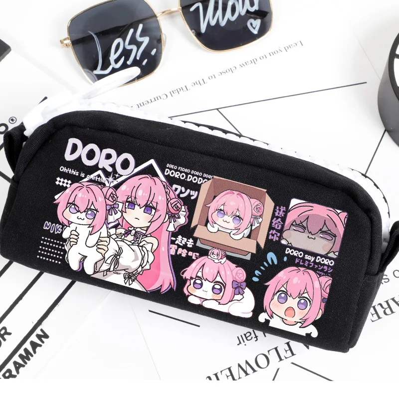 Jogo deusa da vitória: nikke doro estojo de lápis dorothy caneta saco cosplay caixa de lápis dos desenhos animados saco de armazenamento de cosméticos presentes de natal