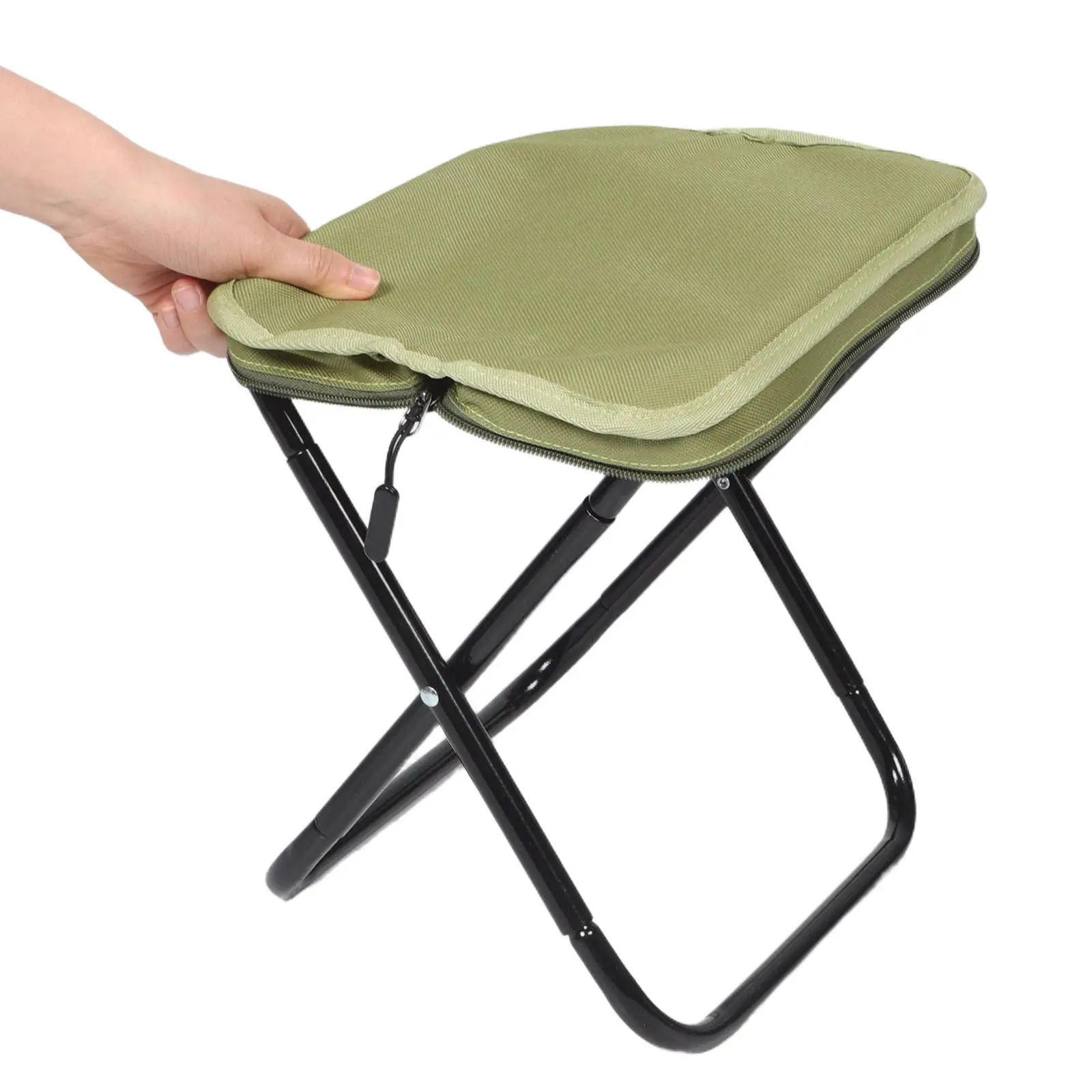 

Outdoor Foldable Stool Portable Lightweight Chair with Dual Purpose Design Strong Load Capacity for Camping Fishing Hiking