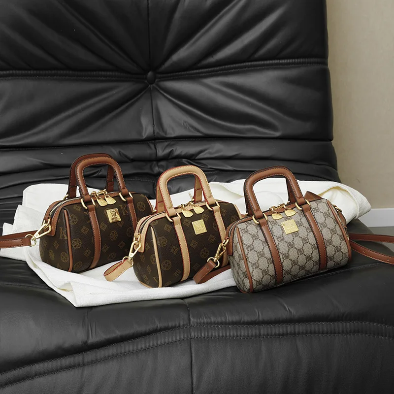 

2025 Women's Fashion Tote Bag, Casual Genuine Leather Multi-way Shoulder Crossbody Purse, Vintage Quilted Large Capacity Handbag