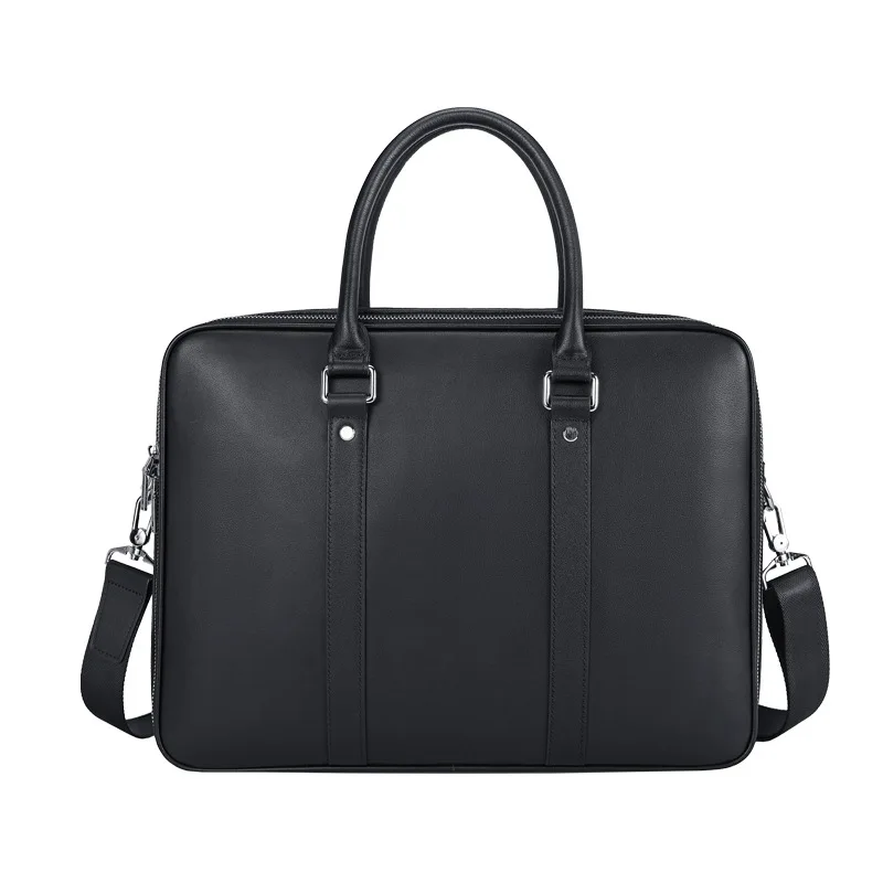 핸드백 정품 메신저 럭셔리 남성 가죽 노트북 가방 컴퓨터 대용량 최고급 소가죽 남성 비즈니스 서류 가방
