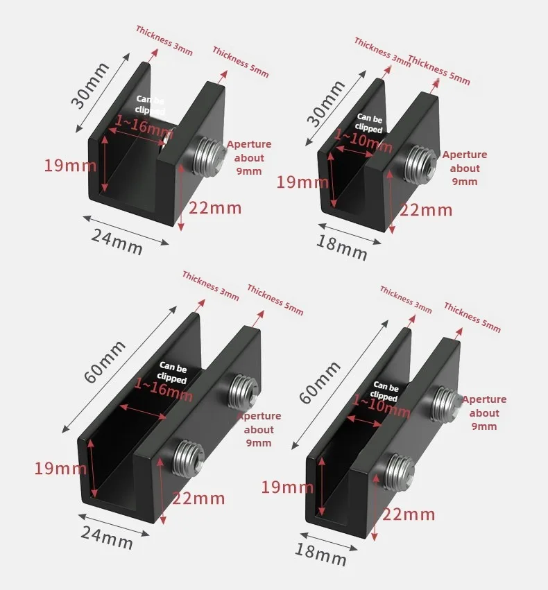 1/2 Stück Verstellbarer Fensterstopper Sicherheitsschlösser für Kinder und Haustiere Diebstahlsicheres Türschloss Ohne Bohren Schiebefensterschloss-Hardware – Detail 8