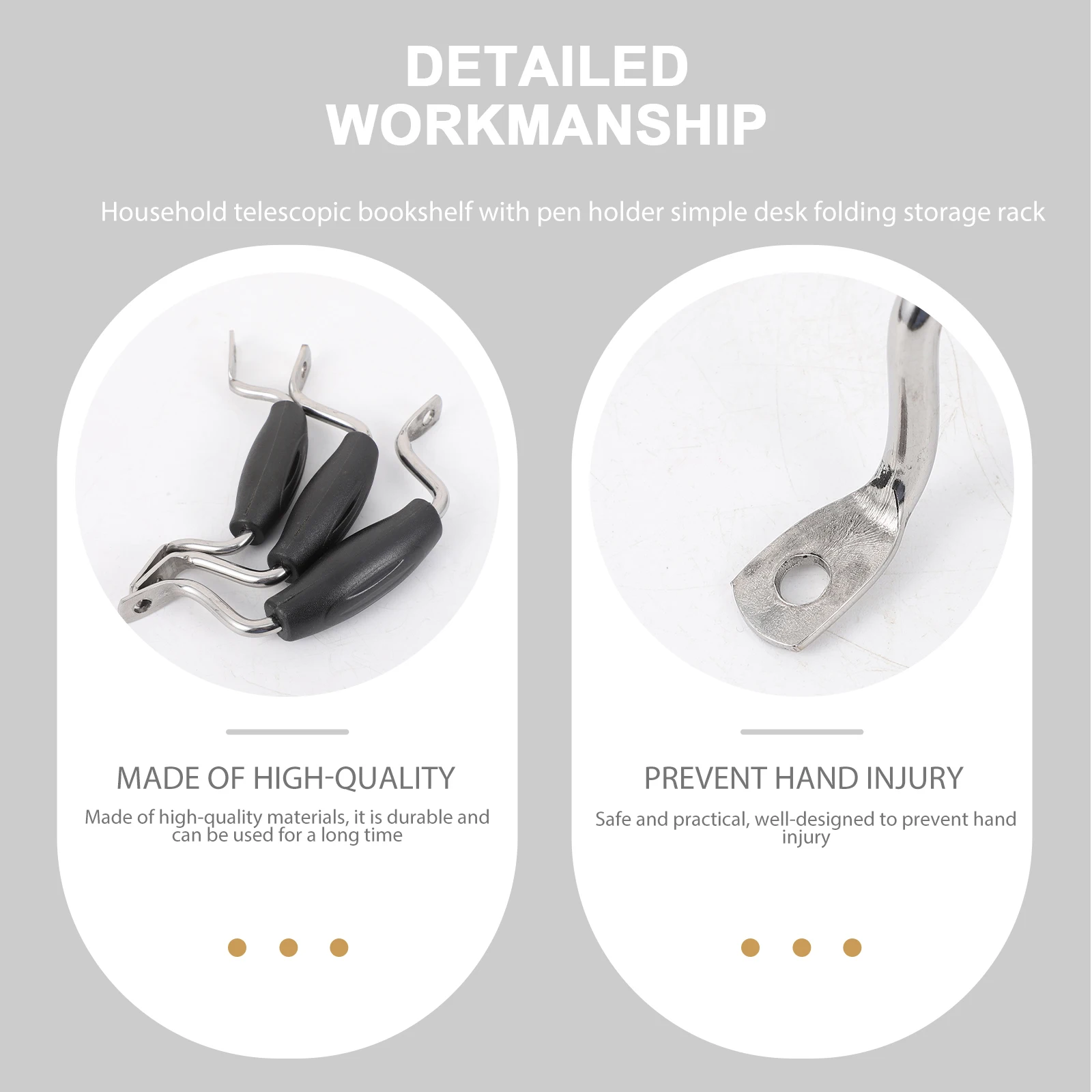 

1Set Pan Lid Handgrip High-Temperature Resistant Friction-Resistant Replacement Cookware Lid Handgrips for Home Use