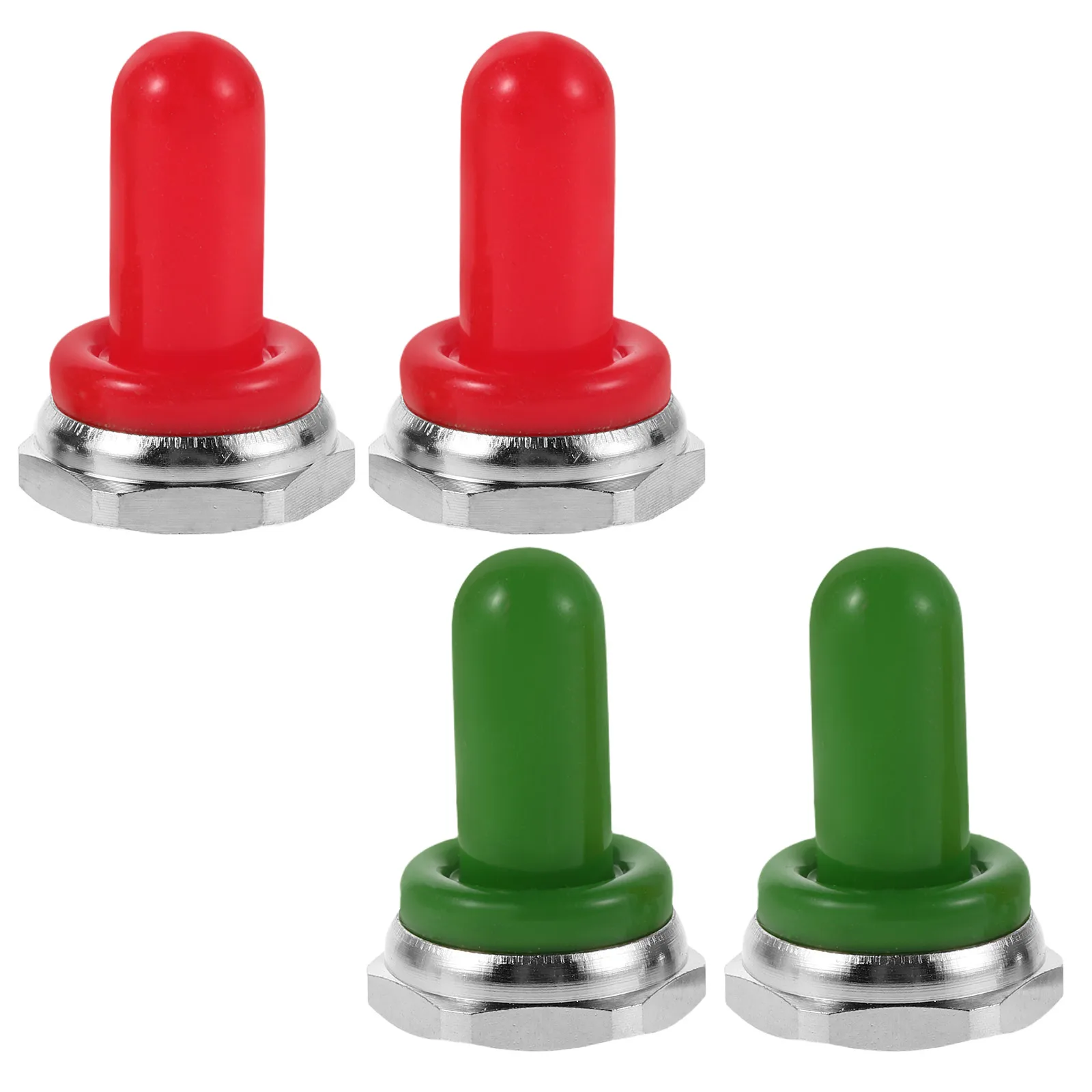 4 قطعة اكسسوارات الغيتار مقاوم للماء الروك التبديل حامي 12 مللي متر تبديل غطاء المقبض ل الغيتار الكهربائي لاقط محدد المطاط التمهيد