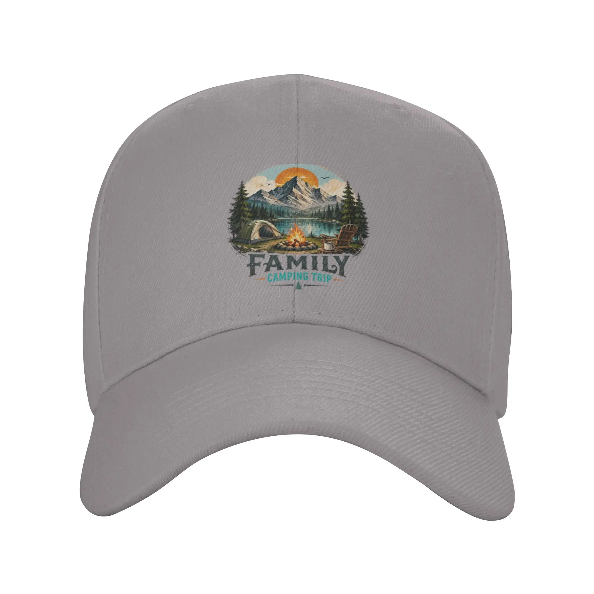 Hot Sale Vintage Family Camping Trip Mountain Adventure Baseball Cap  Spring Cap For Women  Driving Cap For Women