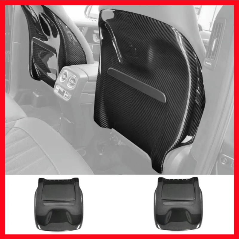 High quality dry carbon material G class W464 backrest cover for g wagon w463a w464 g500 g550 g63 interior backrest cover g63