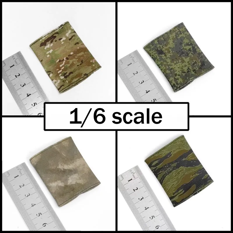 1/6 Scale Soldier Model Camouflage Neck Neck Gaiter Cover 50mm Russian EMR Face Mask Model for 12" Male Action Figures Body