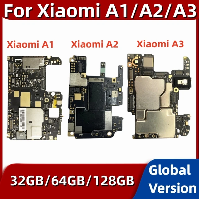 Mainboard For Xiaomi Mi A1 5x xiaomi A2 6x xiaomi A3 Cc9e Motherboard Pcb Module 32gb 64gb 128gb Original Unlocked Logic Plate Motherboards AliExpress
