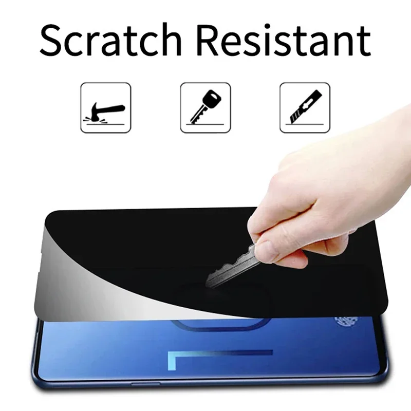 9H Privacy Anti Spy  Protective Glass  For Galaxy S7 S6 Edge S5 S4 S3 Screen Protector For Samsung Galaxy S10 5G S9 S8 Plus