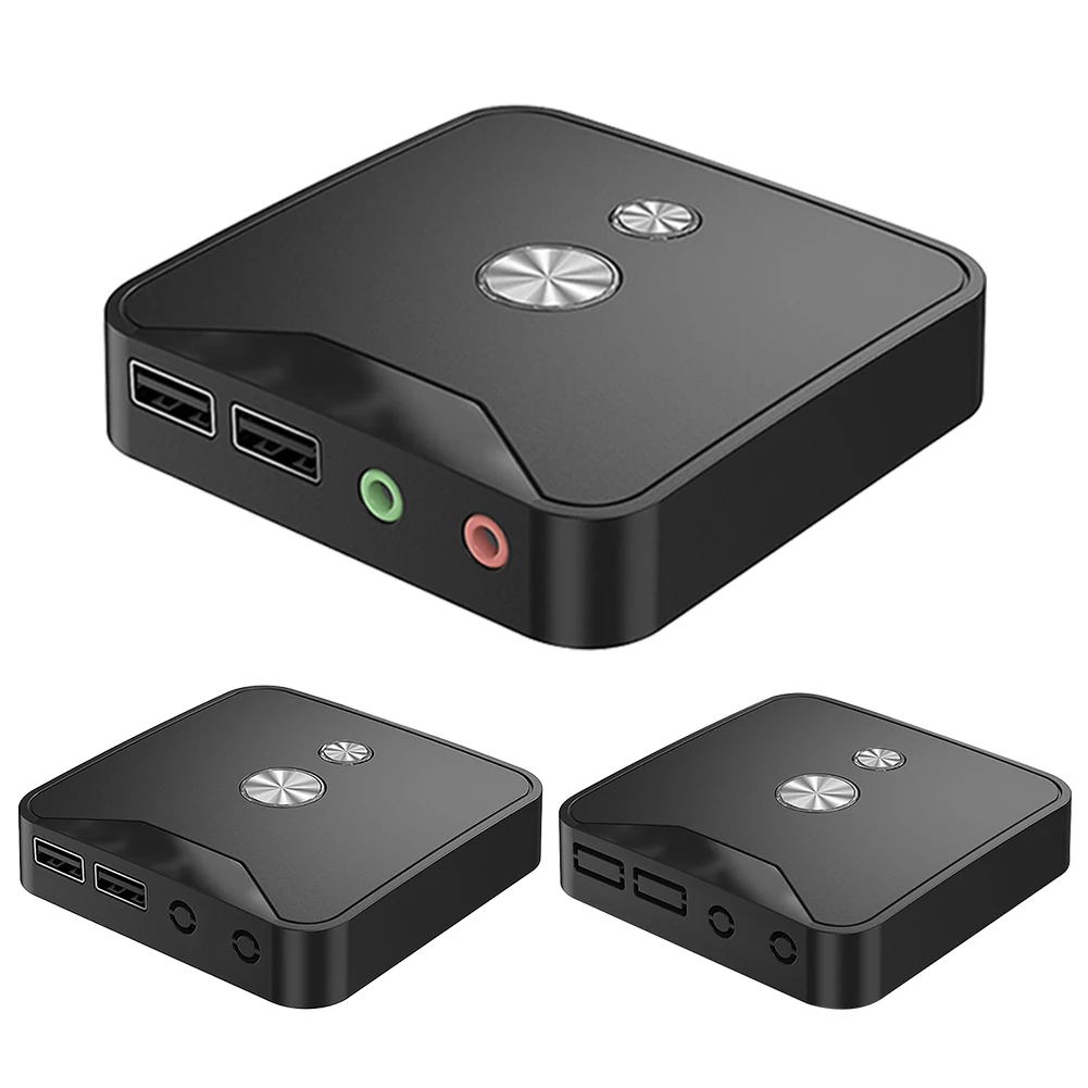 

Desktop Computer Power Switch Anti-theft On/Off Button With Extension Cord USB2.0 HUB High-speed Transmission for School Company