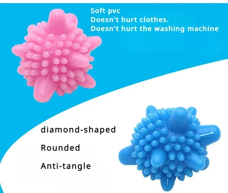 Laundry Balls Downy Lint Reusable Clothes Shape Washing Removes Care Personal Starfish Fabric Softener Machine Household Home