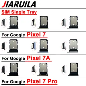 Bilashmart Sim Card Tray Google Pixel 7 / 7A / 7 Pro SIM Single Card Tray Holder Drawer Phone Holder Adapter Tray Chip Slot Drawer Part