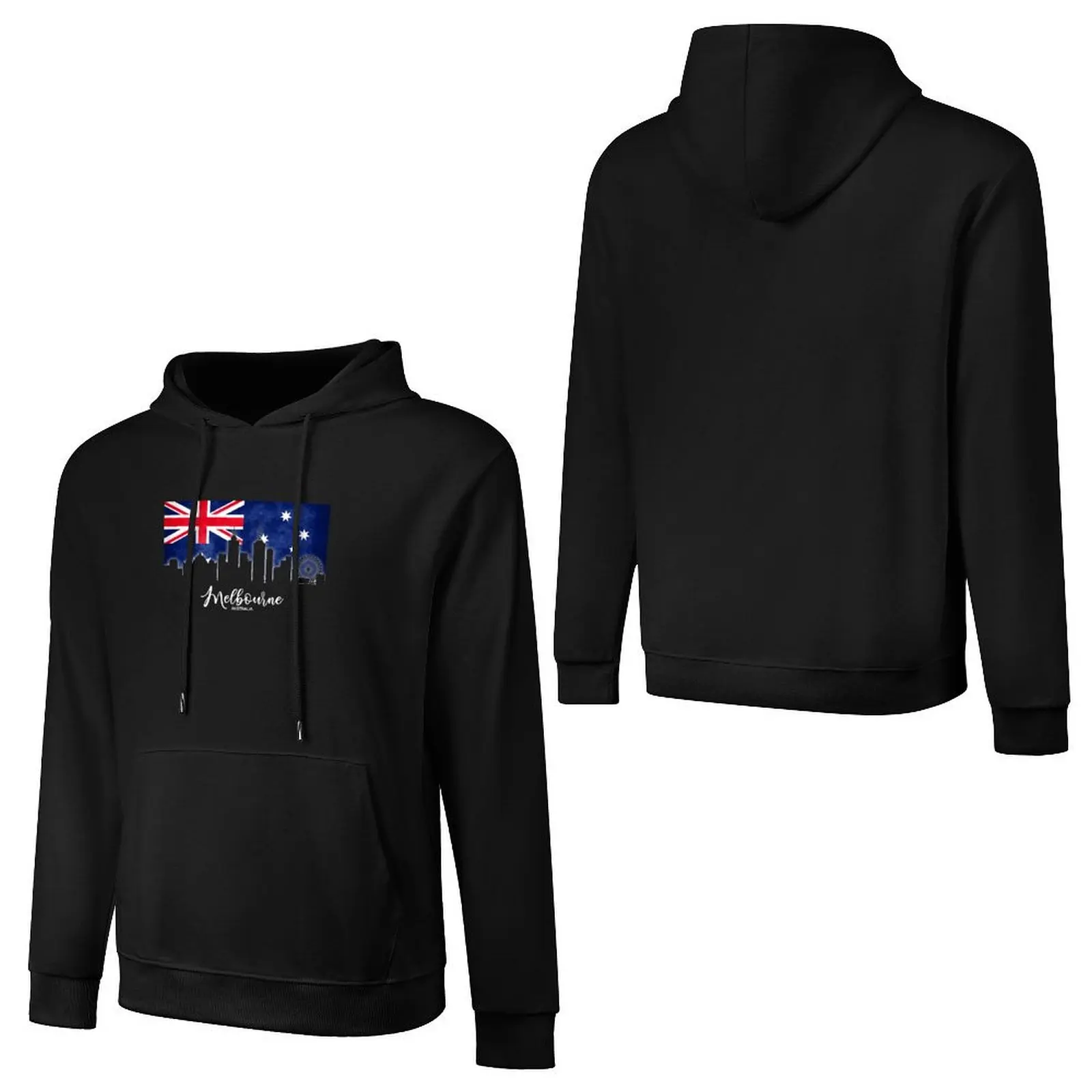 My city from Australia, Melbourne, Victoria Pullover Hoodie clothes for men men's sweat-shirt anime clothes autumn hoodie man