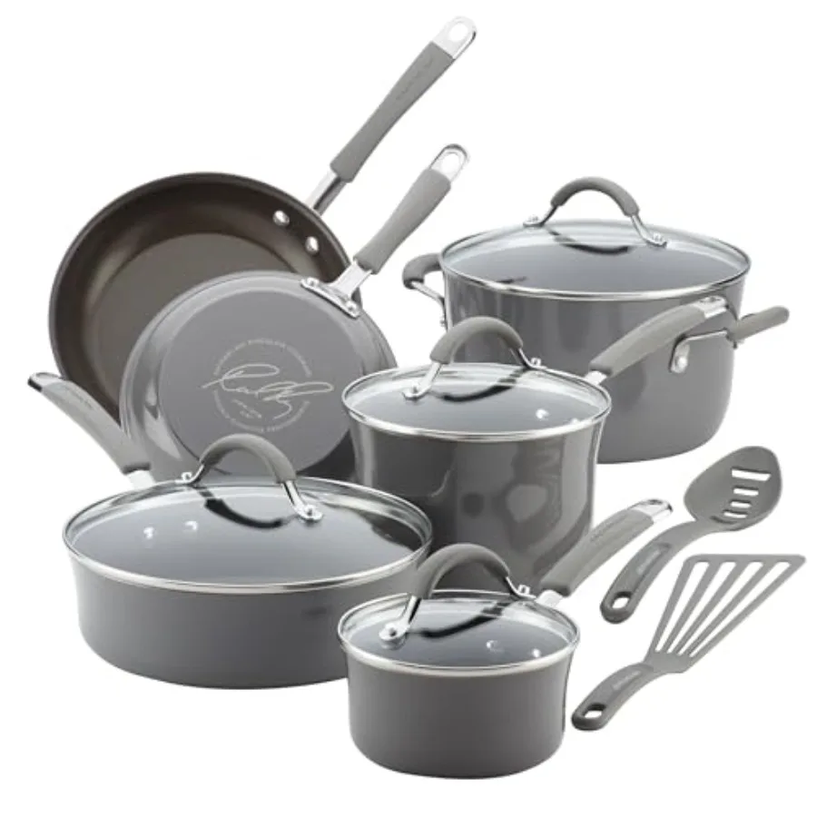 

16802 Cucina Nonstick Cookware Pots and Pans Set