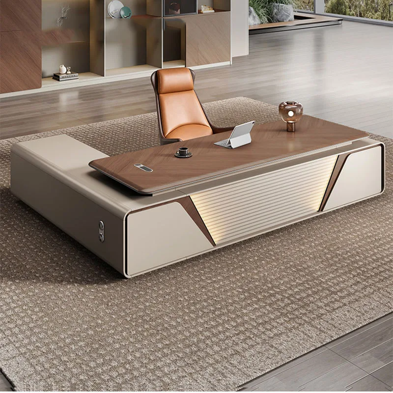 Reception Minimalist Office Desk Gadgets Storage Reception Office Desk Long Minimalist Mid Century Ufficio Postmodern Furniture