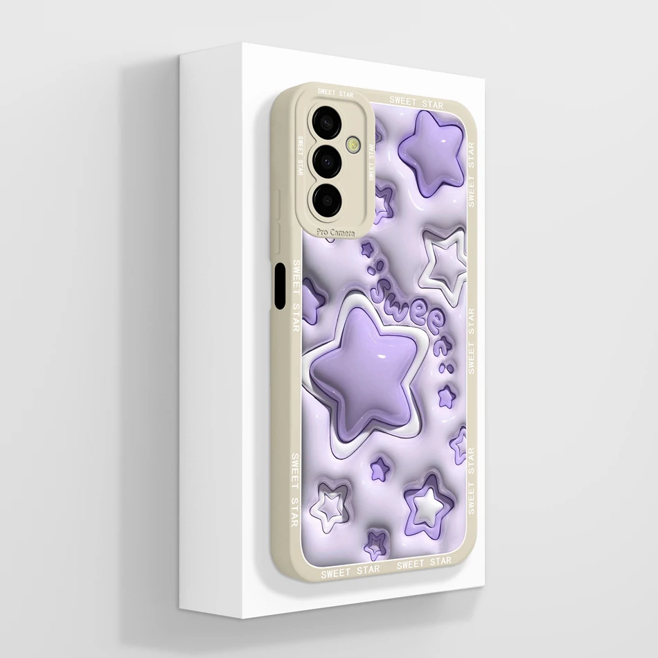 For Samsung Galaxy M13 4G Case Oil Painting Full Protection Phone Back Cover For Samsung M 13 Global Liquid Silicone Funda Shell