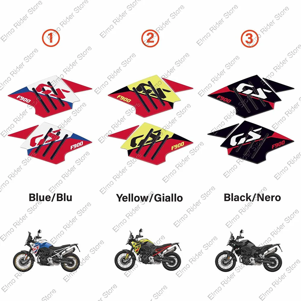 For BMW F900GS F900 GS 2024 3D Gel Resin Sticker Motorcycle Tank Pad Sticker f900gs Tank Pad Side Protection Sticker Accessories