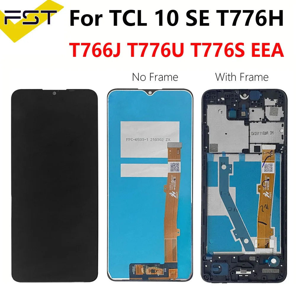 For TCL 10 SE LCD T766H T766J T766U T776S Touch Screen Digitizer For TCL 20 SE T671H T671F T671 Display For TCL 30 SE 6165H 6165