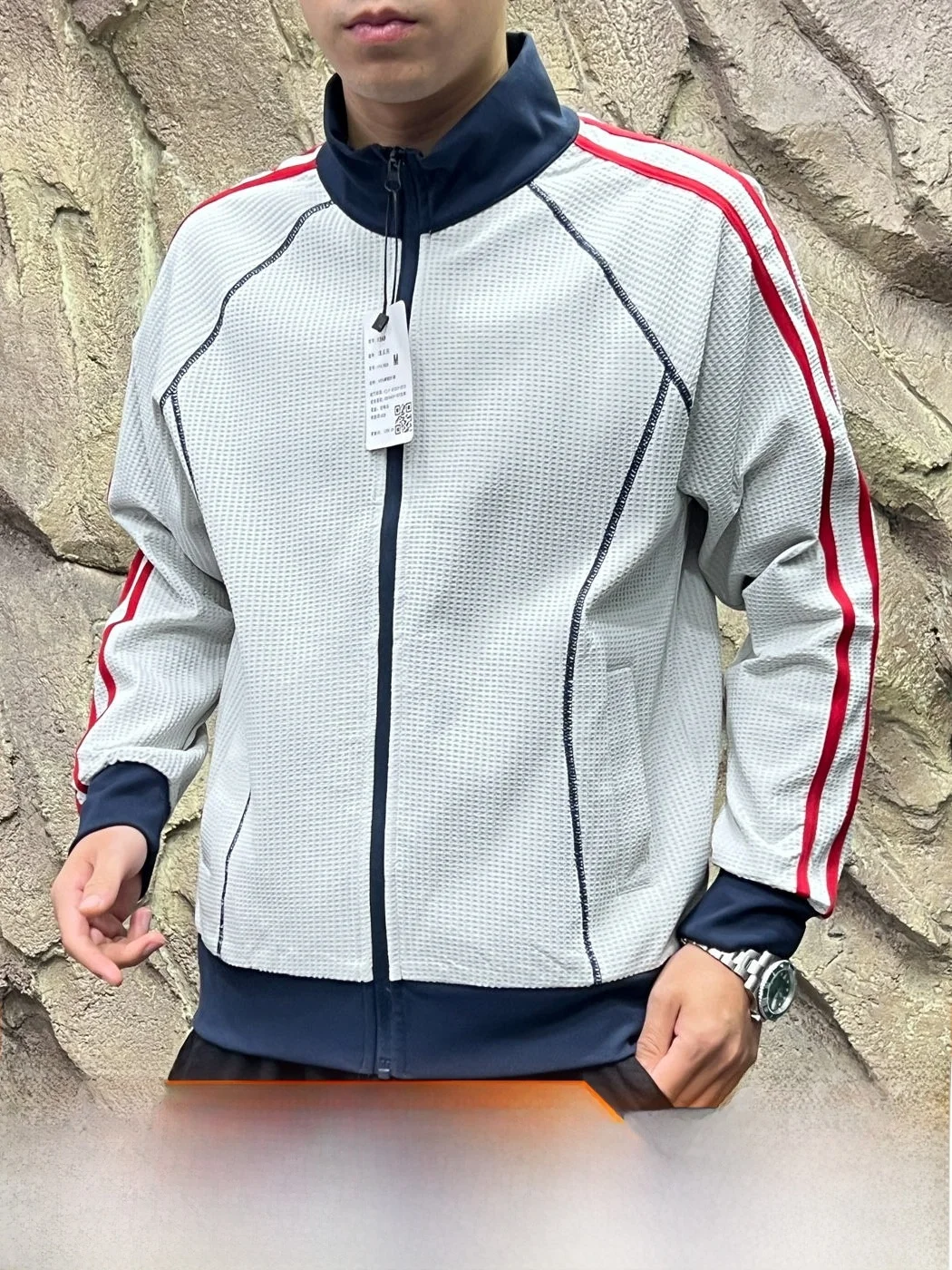 Mountain Series Functional Style! Washed Outdoor Jacket! Men's And Women's Stand Collar Quick Dry Spring Autumn Trendy