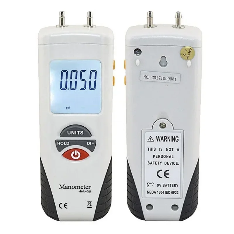 10psi Pressure Test Manometer Gauge 13.79kPa Air Pressure Meter Digital Manometer