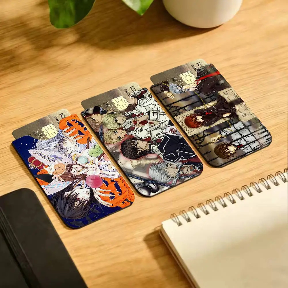 Anime V-Vampire K-Knight Light and thin mini bag small and portable bus card protective leather case for men and women