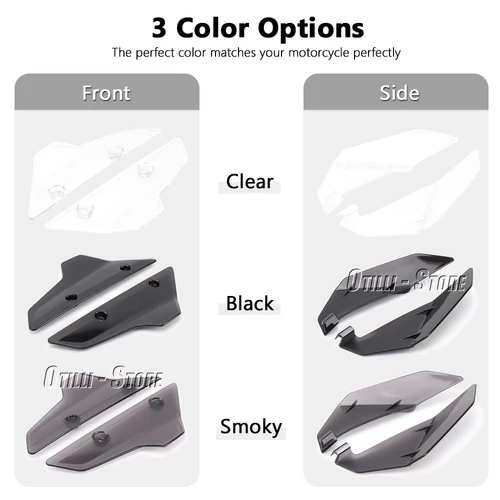 Imagen 2 del producto Deflectores de viento delanteros XL750 Transalp, alerón lateral, parabrisas de motocicleta para Honda XL 750 Transalp 2023 2024
