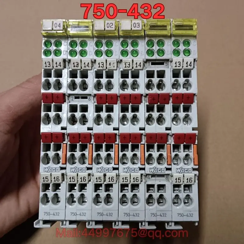 

Second-hand 750-432 PLC module functional test is normal