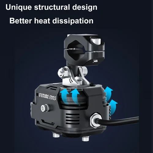 Imagen 2 del producto Future Eyes F150 inalámbrico Led eléctrico superbrillante vehículo auxiliar de alta potencia para 1200GS F800 interruptor luces antiniebla de motocicleta