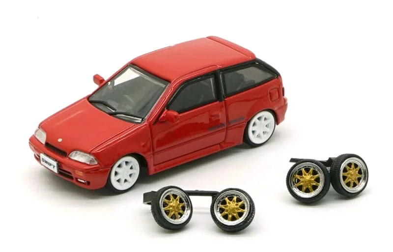 BM Creations 1:64 Swift GTi 1989 Diecast in lega macchinine modello di simulazione per regalo di raccolta