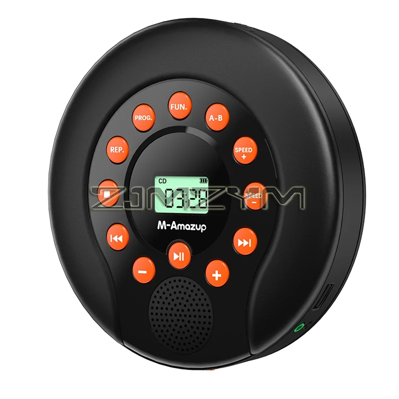 

CD Player Audio, Cassette Player With Stereo Speakers, Car AUX/USB Playback, CD MP3 Music Album,1500mAh Rechargeable