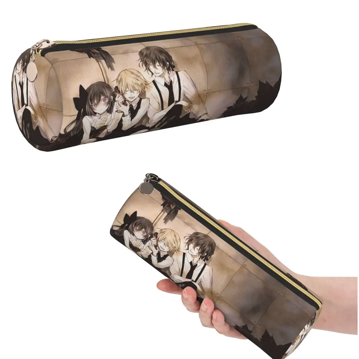 Anime Pandora Hearts Federmäppchen für Studenten, Geschenke, Stiftbox, Bleistiftbeutel, Schreibwaren, Stifthalter, Tasche