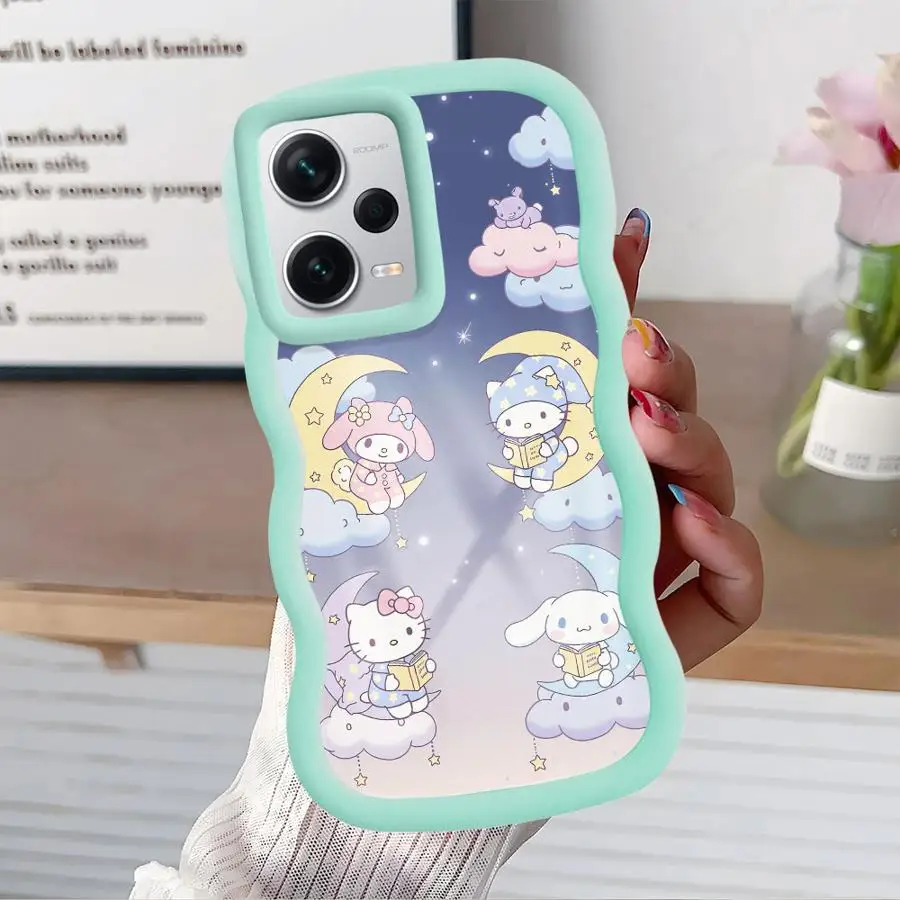 حافظة لهاتف Xiaomi Redmi A1 + A2 Plus 10A A5 10C 9T 12C 14C 9C A3 13C غطاء هاتف ناعم مرحبا كيتي سانريو